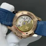 3K Factory Patek Philippe Aquanaut 5261R-001 40mm Rose Gold Blue Rubber Strap Blue Dial