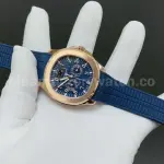 3K Factory Patek Philippe Aquanaut 5261R-001 40mm Rose Gold Blue Rubber Strap Blue Dial