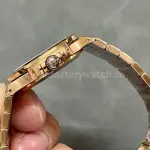 3K Factory Patek Philippe Nautilus 35.2mm 7118-1200R-001 Full Rose Gold Diamond Bezel White Dial