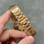 3K Factory Patek Philippe Nautilus 35.2mm 7118-1200R-001 Full Rose Gold Diamond Bezel White Dial