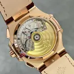 3K Factory Patek Philippe Nautilus 40.5mm 5980R-001 Rose Gold Leather Brown Dial