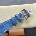 3K Factory Patek Philippe Nautilus 5976/1G-001 Calf Skin Strap White Gold Blue Dial