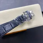 3K Factory Patek Philippe Nautilus 5980/1A-001 Leather Strap Blue Dial