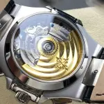 3K Factory Patek Philippe Nautilus 5980/1A-001 Leather Strap Blue Dial