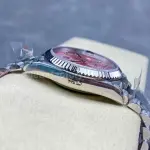 8+ Factory Counterweight Rolex Day-Date 128239-0071 36mm Full 904L Baguette Diamond Pink Dial