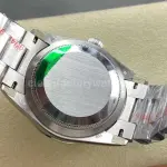 8+ Factory Counterweight Rolex Day-Date 128349RBR-0049 36mm Diamond Bezel Full 904L Baguette Diamond Mother Of Pearl Dial