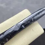 8+ Factory Counterweight Rolex Day-Date 36mm 18238 Yellow Gold Crocodile Leather Strap Diamond Mope Black Dial