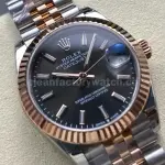 8+ Factory Rolex counterweight Datejust 278271-0018 31mm Half Rose Gold Grey Dial Jubilee