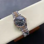 8+ Factory Rolex counterweight Datejust 278271-0018 31mm Half Rose Gold Grey Dial Jubilee