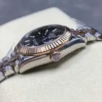 8+ Factory Rolex counterweight Datejust 278271-0018 31mm Half Rose Gold Grey Dial Jubilee
