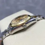 8+ Factory Rolex counterweight Datejust 278273-0014 31mm Half Yellow Gold Champagne Dial Jubilee