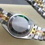 8+ Factory Rolex counterweight Datejust 278383RBR-0026 31mm Diamond Yellow Gold Bezel Half Yellow Gold Diamond Champagne Dial Jubilee