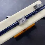 8848 Factory Cartier Tank Américaine 19mm W2601956 Crocodile leather Roman Numerals Silver Dial