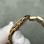 AF Factory Cartier Panthère 27mm Diamond Bezel Full Rose Gold Red Dial