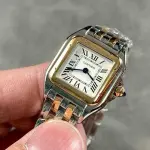 AF Factory Cartier Panthère W2PN0006 22mm Half Gold Roman Numerals Silver Dial