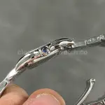 AF Factory Cartier Panthère W4PN0007 22mm Diamond Bezel Full Steel Roman Numerals Silver Dial