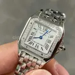 AF Factory Cartier Panthère W4PN0007 30mm Full Steel White Dial