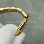 AF Factory Cartier Panthère WJPN0016 27mm Diamond Bezel Full Yellow Gold Roman Numerals Silver Dial