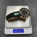 ARF Factory Counterweight Rolex Yacht-Master 40 126655 40mm Rose Gold Rubber Strap Black Dial