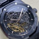 Audemars Piguet Royal Oak Double Balance Wheel Openworked – Black Ceramic