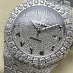 Audemars Piguet Royal Oak – Fully Diamond-Set Arabic Dial