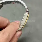 BV Factory Women’s Cartier Santos W2SA0007 35.1mm Gold Steel Roman Numerals White Dial