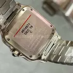 BV Factory Women’s Cartier Santos W2SA0007 35.1mm Gold Steel Roman Numerals White Dial