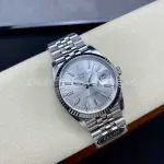 Clean Factory Rolex Datejust 126234-0013 36mm Full 904L Silver Dial Jubilee