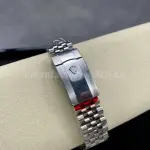 Clean Factory Rolex Datejust 126234-0027 36mm Full 904L Diamond Mop Black Dial Jubilee