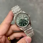 Clean Factory Rolex Datejust 126234-0051 36mm Full 904L Mint Green Dial Jubilee