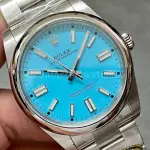 Clean Factory Rolex Oyster Perpetual 126000-0006 36mm Full 904L Sky Blue Dial