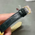 F1 Factory Cartier Santos Dumont WGSA0077 31.4mm Yellow Gold Leather Strap Roman Numerals Black Dial