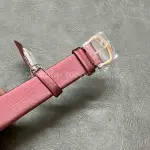 F1 Factory Cartier Tank Louis Cartier WGTA0010 22mm Rose Gold Red Leather Strap Roman Numerals Silver Dial