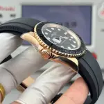 FH Factory Counterweight Rolex Yacht-Master 126655-0002 40mm Rose Gold Oysterflex Black Dial