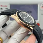 FH Factory Counterweight Rolex Yacht-Master 126655-0002 40mm Rose Gold Oysterflex Black Dial