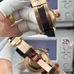 FH Factory Counterweight Rolex Yacht-Master 126655-0002 40mm Rose Gold Oysterflex Black Dial