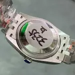 GM Factory Rolex Datejust 126200-0023 36mm White Gold Smooth Bezel Full 904L Green Dial Jubilee