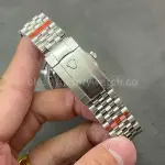 GM Factory Rolex Datejust 126201-0037 36mm Rose Gold Smooth Bezel Half Rose Gold Diamond Mop Silver Palm Motif Dial Jubilee