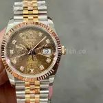 GM Factory Rolex Datejust 126231-0025 36mm Half Rose Gold Diamond Mope Computer Dial Jubilee