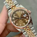 GM Factory Rolex Datejust 126231-0025 36mm Half Rose Gold Diamond Mope Computer Dial Jubilee