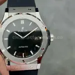 HB Factory Hublot Classic Fusion 565.NX.1470.RX 38mm Steel Rubber Strap Black Dial