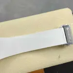 HB Factory Hublot Classic Fusion 550.NS.2200.RW.1804.ORL20 40mm Diamond Steel White Rubber Strap White Dial