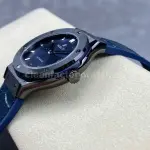 HB Factory Hublot Classic Fusion 565.CM.7170.LR 38mm Steel Leather Strap Blue Dial