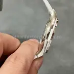 HB Factory Hublot Classic Fusion 582.NX.2610.RX.1204 38mm Diamond Bezel Steel Leather Strap White Dial