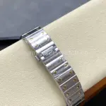 J12 Factory Cartier Santos W2SA0016 35.1mm Roman Numerals Silver Dial