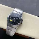 OM+ Factory Omega Constellation Men 123.10.38.21.01.001 38mm Full Steel Black Dial