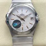 OM+ Factory Omega Constellation Men 123.10.38.21.02.002 38mm Full Steel Silver Dial