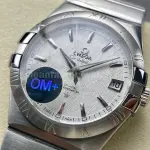 OM+ Factory Omega Constellation Men 123.10.38.21.02.003 38mm Full Steel Silver Dial