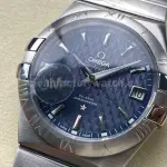 OM+ Factory Omega Constellation Men 123.20.38.21.02.004 38mm Full Steel Blue Dial