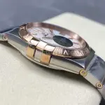 OM+ Factory Omega Constellation Men 123.20.38.21.02.007 38mm Rose Gold/Steel Silver Dial